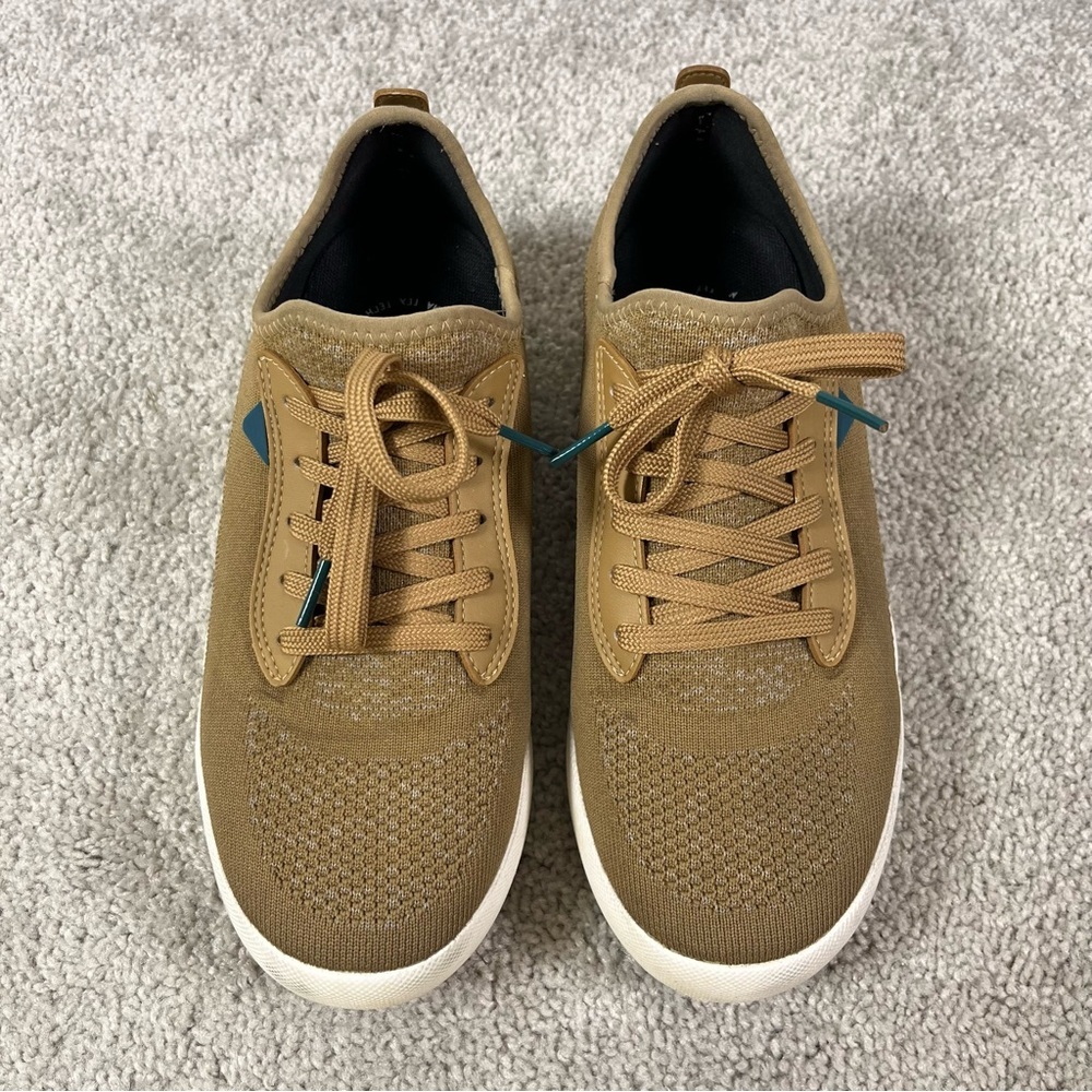 Vessi Womens Weekend Sneakers Size 8 Oak Brown Waterproof Dyma-Tex Comfy - Picture 2 of 8